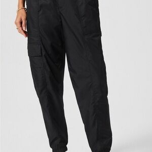 Fabletics Black Cargo Joggers